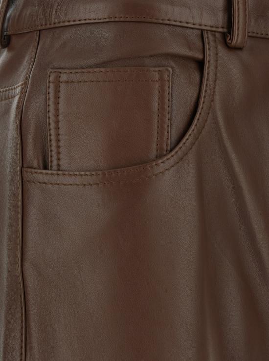 25FW 하이쿠레 스트레이트 팬츠 HEW03330PL002TPC0039 Brown - HAIKURE