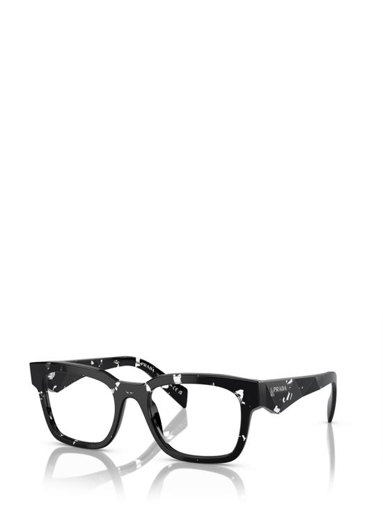 26FW 프라다 안경 PR A10V 15O1O1 HAVANA BLACK TRANSPARENT - PRADA