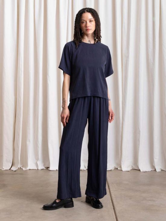  알리 골든 반팔 티셔츠 우븐 티셔츠 - ALI GOLDEN