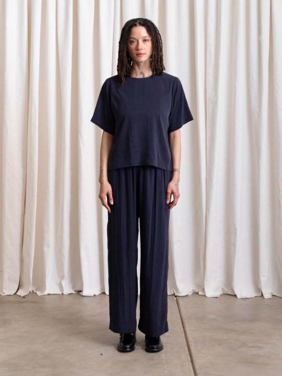  알리 골든 반팔 티셔츠 우븐 티셔츠 - ALI GOLDEN