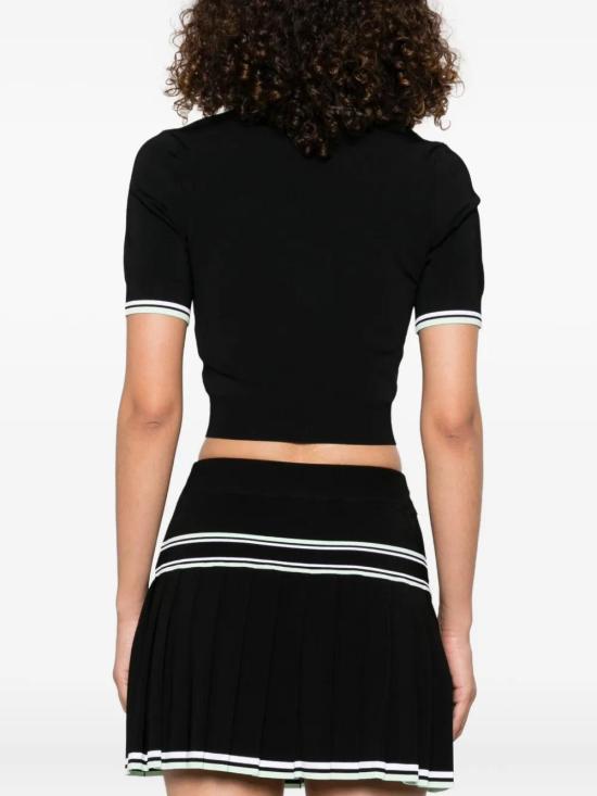 25FW 카사블랑카 탑 WPF25KW101801 BLACK - CASABLANCA