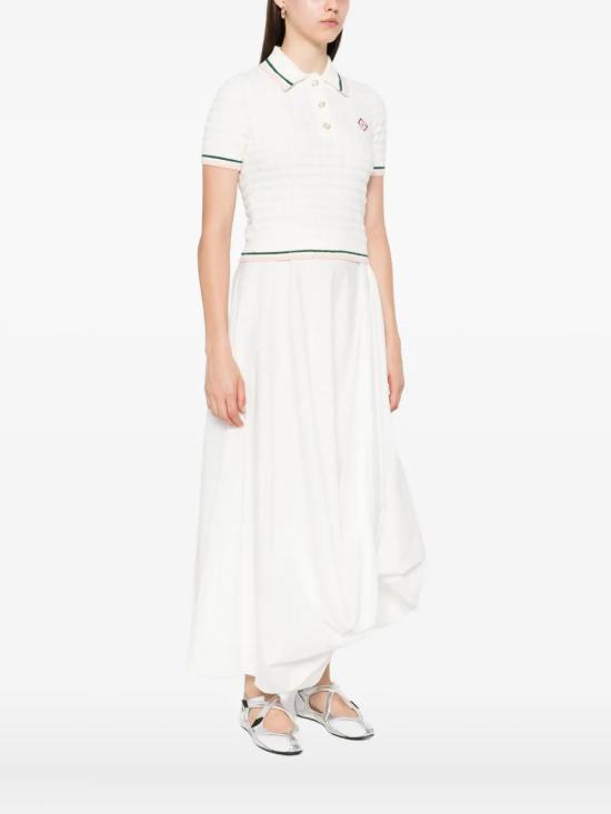 25FW 카사블랑카 반팔 티셔츠 WPF25KW101701 WHITE - CASABLANCA