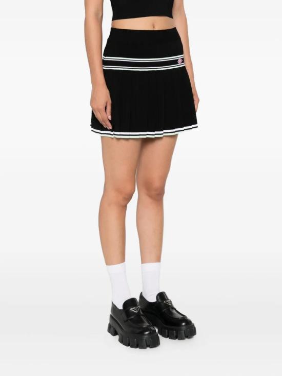 25FW 카사블랑카 숏 스커트 WPF25KW102701 BLACK - CASABLANCA