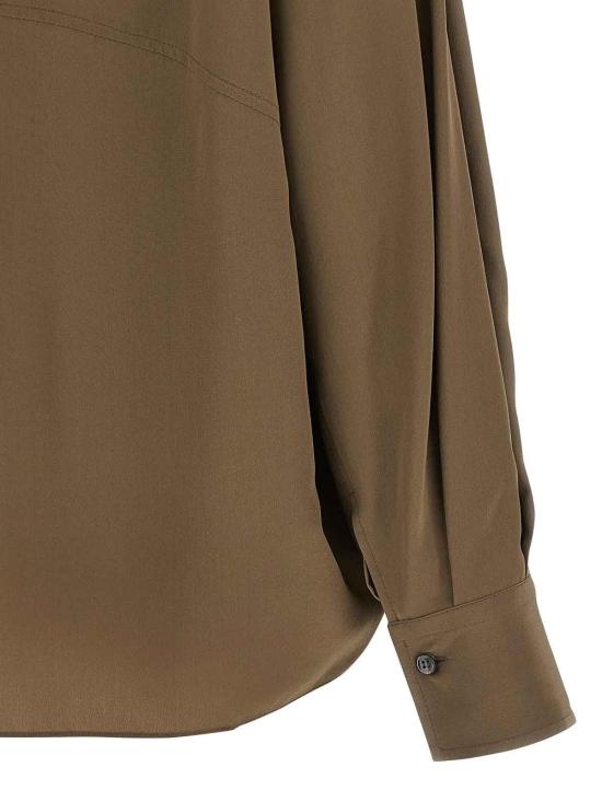  브루넬로 쿠치넬리 블라우스 MB993EK724C3981 Brown - BRUNELLO CUCINELLI