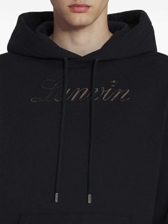 25SS 랑방 긴팔 티셔츠 RMHO0001J171P2510 Black - LANVIN