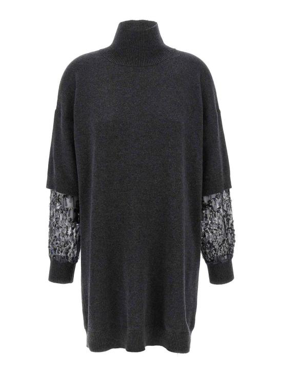  브루넬로 쿠치넬리 미디 스커트 M12730A94C2803 Grey