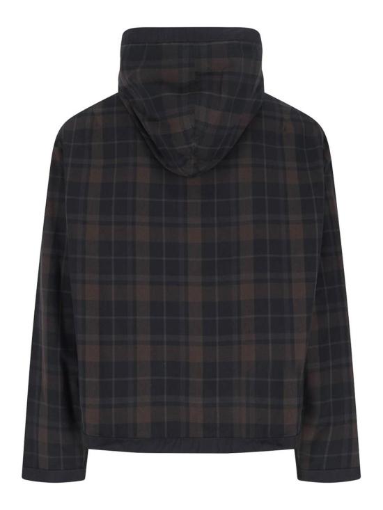  아워레가시 후드 티셔츠 M2251RBSCBLACKSHADOWCHECK Black - OUR LEGACY