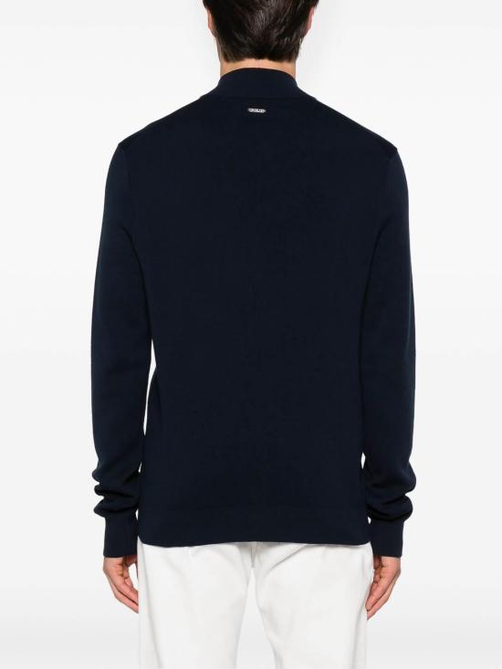 24FW 마이클 코어스 집업 니트 CH360AG469401 Blue - MICHAEL KORS