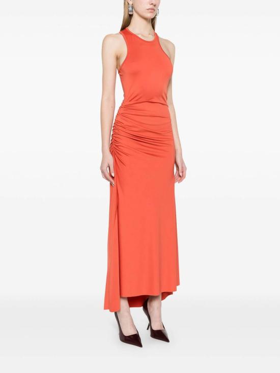 26SS 빅토리아 베컴 미디 스커트 1225JDR006253A87 Orange - VICTORIA BECKHAM