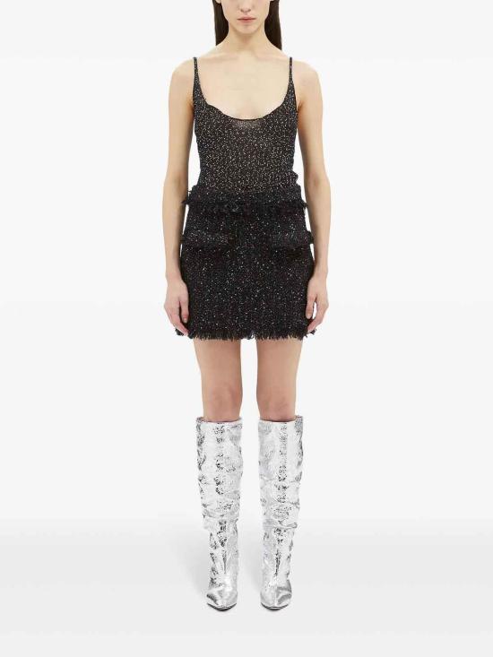 24FW 엠에스지엠 숏 원피스 3741MDD0724761999 Black - MSGM