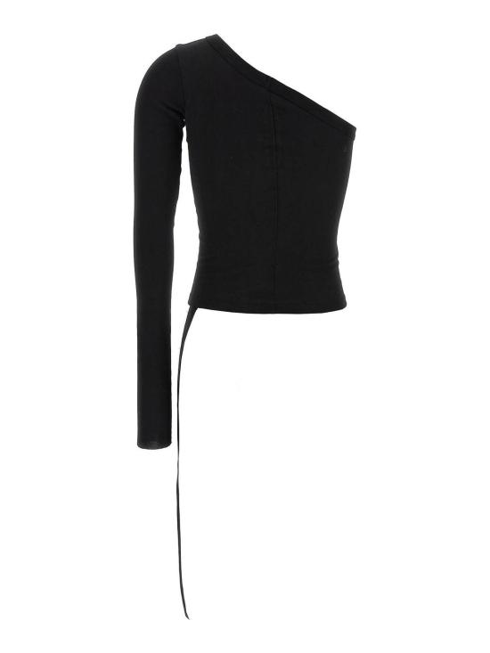 25FW 다크쉐도우 긴팔 티셔츠 DS02E7216RN09 Black - DRKSHDW