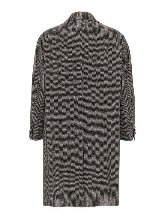 25FW 브루넬로 쿠치넬리 캐시미어 실크 플라넬 코트 MV4059155KC110 - BRUNELLO CUCINELLI