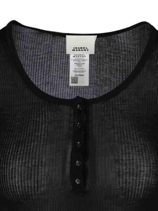  이자벨마랑 긴팔 티셔츠 T0020FBC1N03I01BK Black - ISABEL MARANT