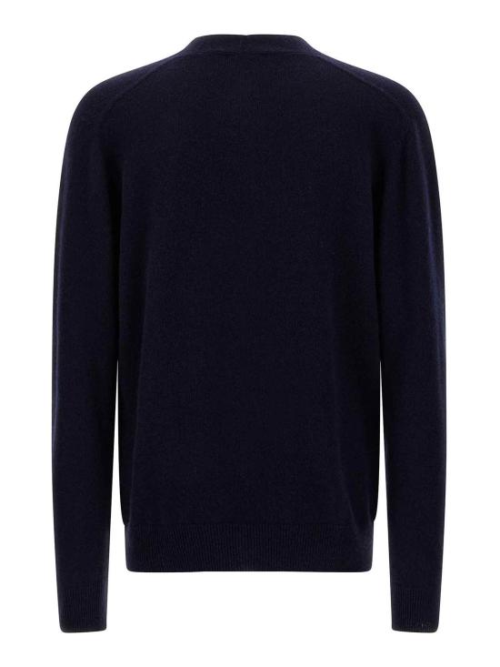 25FW 발망 에코 캐시미어 V넥 가디건 FH1KL081KI876AJ Blue - BALMAIN