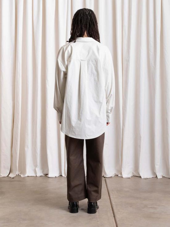  알리 골든 반팔 티셔츠 버튼 다운 오버사이즈 셔츠 - ALI GOLDEN