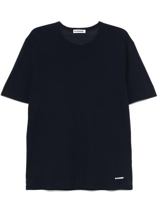 25FW 질샌더 반팔 티셔츠 J47GC0158J45031 402 Blue