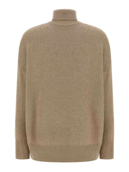  브루넬로 쿠치넬리 터틀넥 M73539914CJ077 Brown - BRUNELLO CUCINELLI