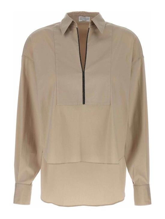  브루넬로 쿠치넬리 셔츠 M0091EA105C7498 Beige
