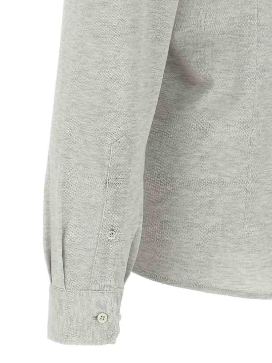26SS 브루넬로 쿠치넬리 피케 셔츠 ME8546666C3657 - BRUNELLO CUCINELLI