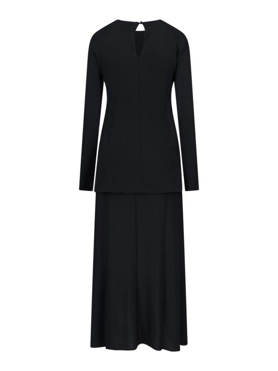 25FW 질샌더 미디 스커트 J04CT0110J65016001 Black - JIL SANDER