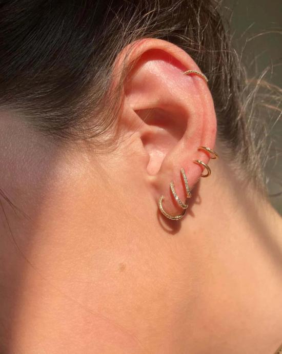  브레넌 스튜디오 이어링 다이아몬드 허기스 - BRENNAN STUDIOS