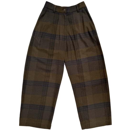  알리 골든 스트레이트 팬츠 울 루즈 배럴 팬츠