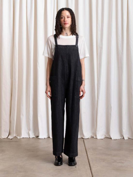  알리 골든 데님 팬츠 오버올 점퍼 - ALI GOLDEN