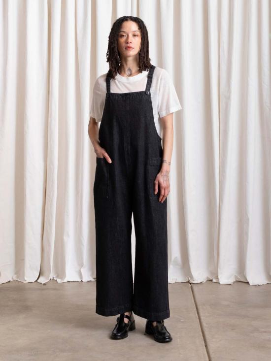  알리 골든 데님 팬츠 오버올 점퍼 - ALI GOLDEN