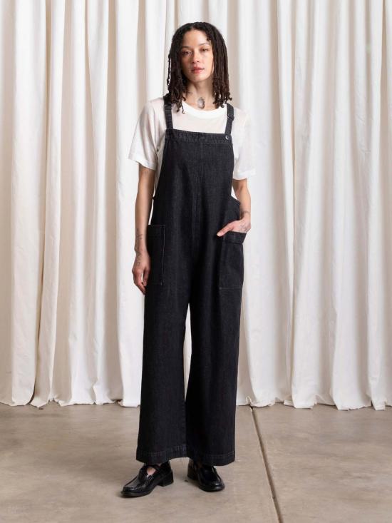  알리 골든 데님 팬츠 오버올 점퍼 - ALI GOLDEN