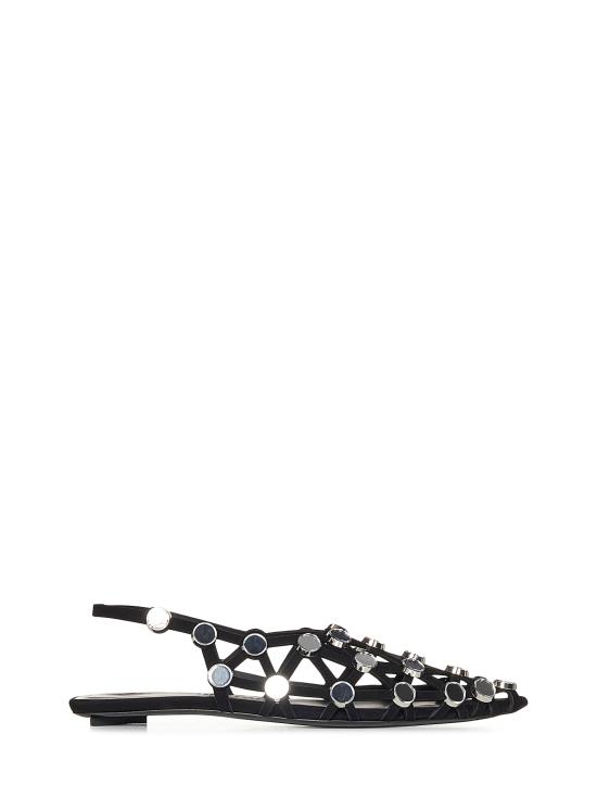 25FW 디 아티코 플랫 슈즈 246WSH00801 100 Black