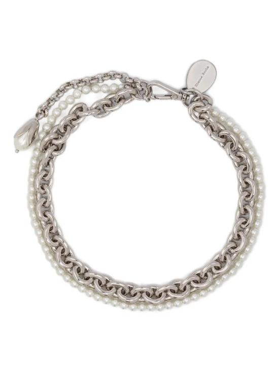 25FW 시몬로샤 목걸이/팬던트 NKS91 0904 PEARL RHODIUM