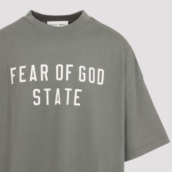 25FW 피어오브갓 반팔 티셔츠 125SP254477F MOSS - FEAR OF GOD