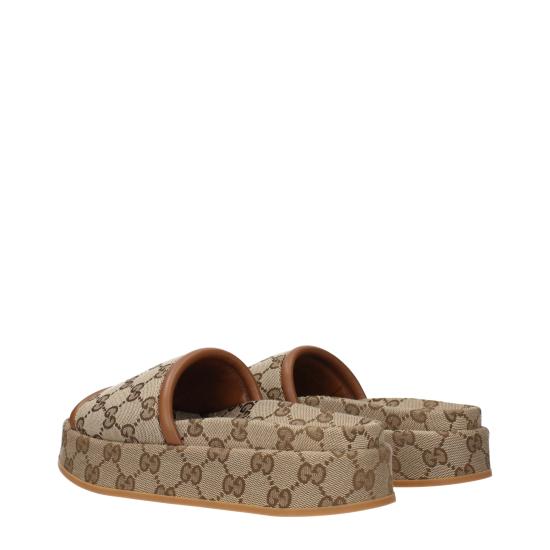 25FW 구찌 GG 플랫폼 슬라이드 샌들 816797FAD9C9745 - GUCCI