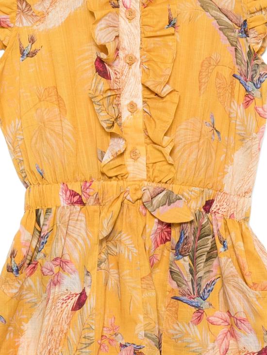 25FW [키즈] 짐머만 점프수트 1223YSS251 MTDPFL Yellow - ZIMMERMANN