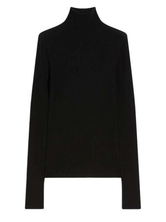 25FW 스포트막스 터틀넥 2522366012600 006 Black