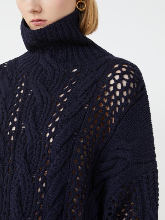 25FW 스포트막스 터틀넥 2522366132600 002 Blue - SPORTMAX