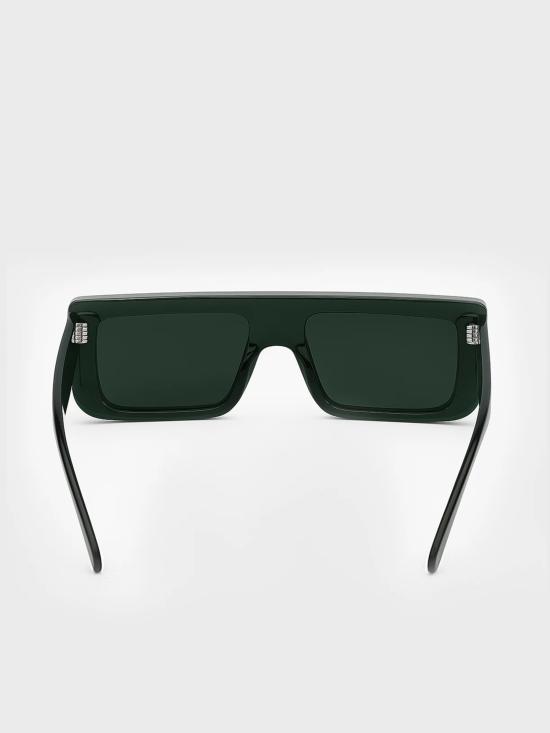 25FW 릭 오웬스 선글라스 MRG0000002GTSBSC2525 Green - RICK OWENS