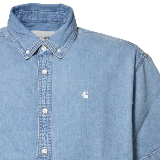 25SS 칼하트 WIP 반팔 셔츠 I034575 0135 Denim - CARHARTT WIP