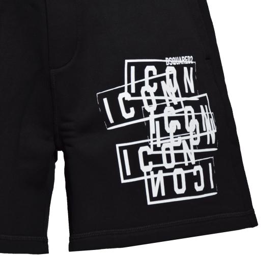25SS 디스퀘어드2 숏팬츠 S79MU0060S25516 900 Black - DSQUARED2