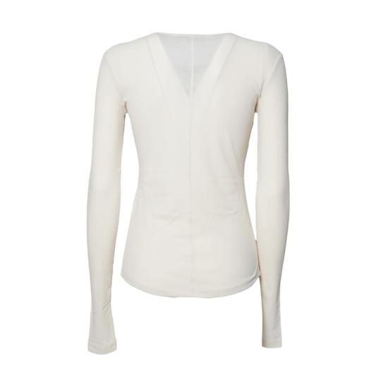 25FW 위켄드막스마라 긴팔 티셔츠 2525946041600 001 Ivory - WEEKEND MAX MARA