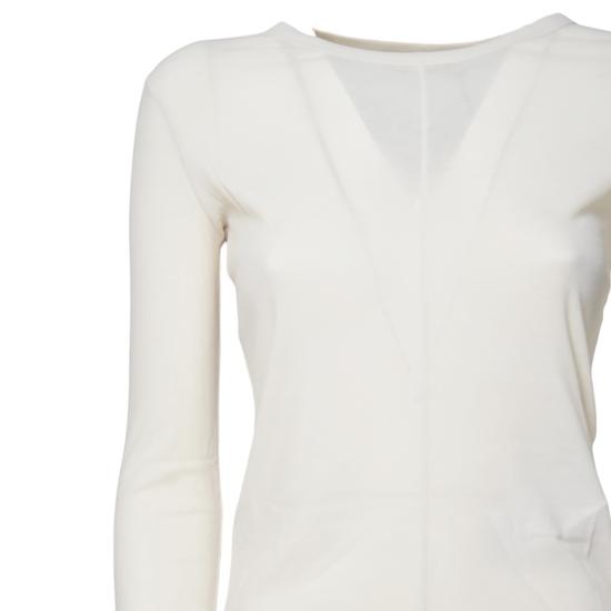 25FW 위켄드막스마라 긴팔 티셔츠 2525946041600 001 Ivory - WEEKEND MAX MARA