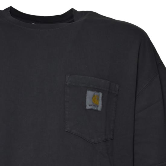 25FW 칼하트 WIP 반팔 티셔츠 I035140 895F Black - CARHARTT WIP
