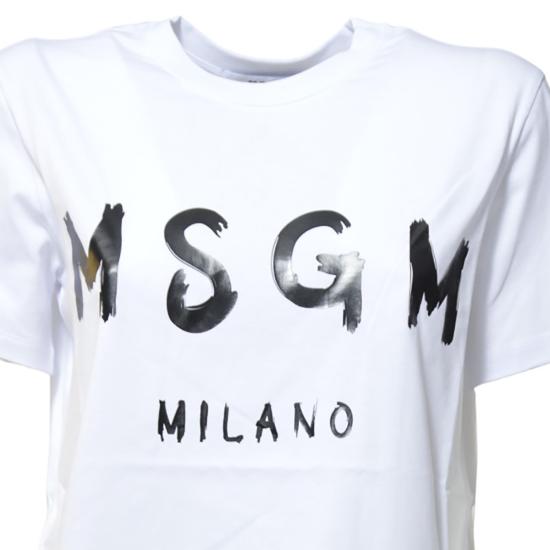 25FW 엠에스지엠 반팔 티셔츠 2000MDM510200002 01 White - MSGM