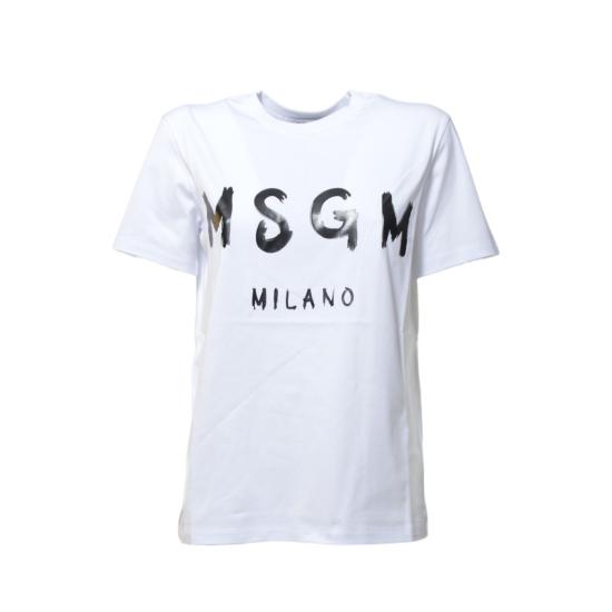 25FW 엠에스지엠 반팔 티셔츠 2000MDM510200002 01 White