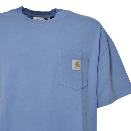 25FW 칼하트 WIP 반팔 티셔츠 I035140 1YI5F Clear Blue - CARHARTT WIP