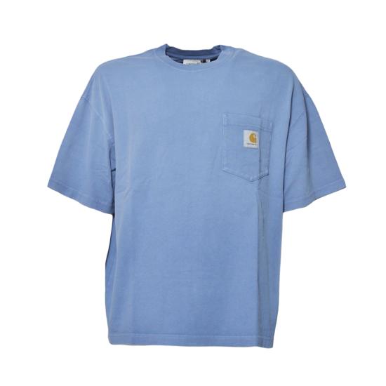 25FW 칼하트 WIP 반팔 티셔츠 I035140 1YI5F Clear Blue