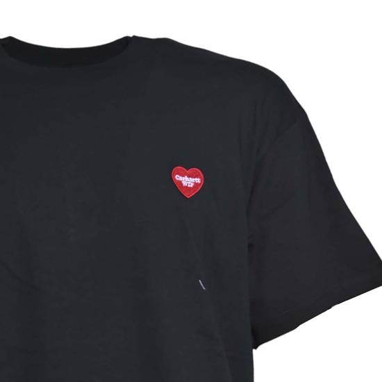 25FW 칼하트 WIP 반팔 티셔츠 I035203 89XX Black - CARHARTT WIP