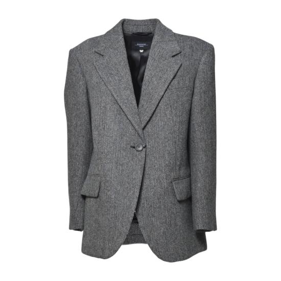 25FW 위켄드막스마라 수트 자켓 2525046042600 001 Grey