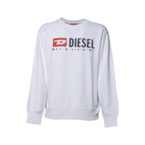 25FW [키즈] 디젤 니트/스웻셔츠 J02483KYAZ3 K100 White