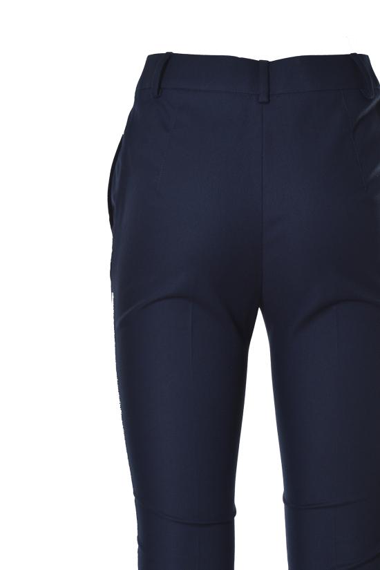 25FW 모스키노 스트레이트 팬츠 A03021118 0290 Blue - MOSCHINO